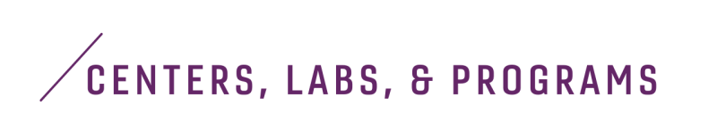 centers, labs, & programs